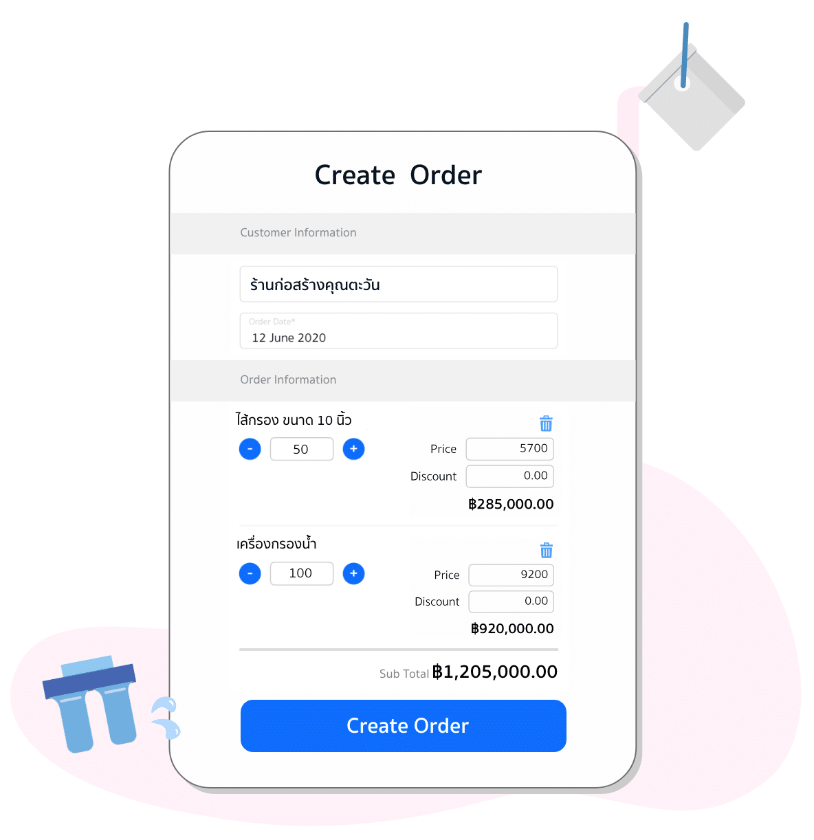 create order